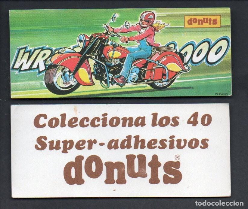 Coleccionismo cromos antiguos: CROMO TIRA COLECCIONA LOS 40 SUPER-ADHESIVOS DONUTS. DONETTES.