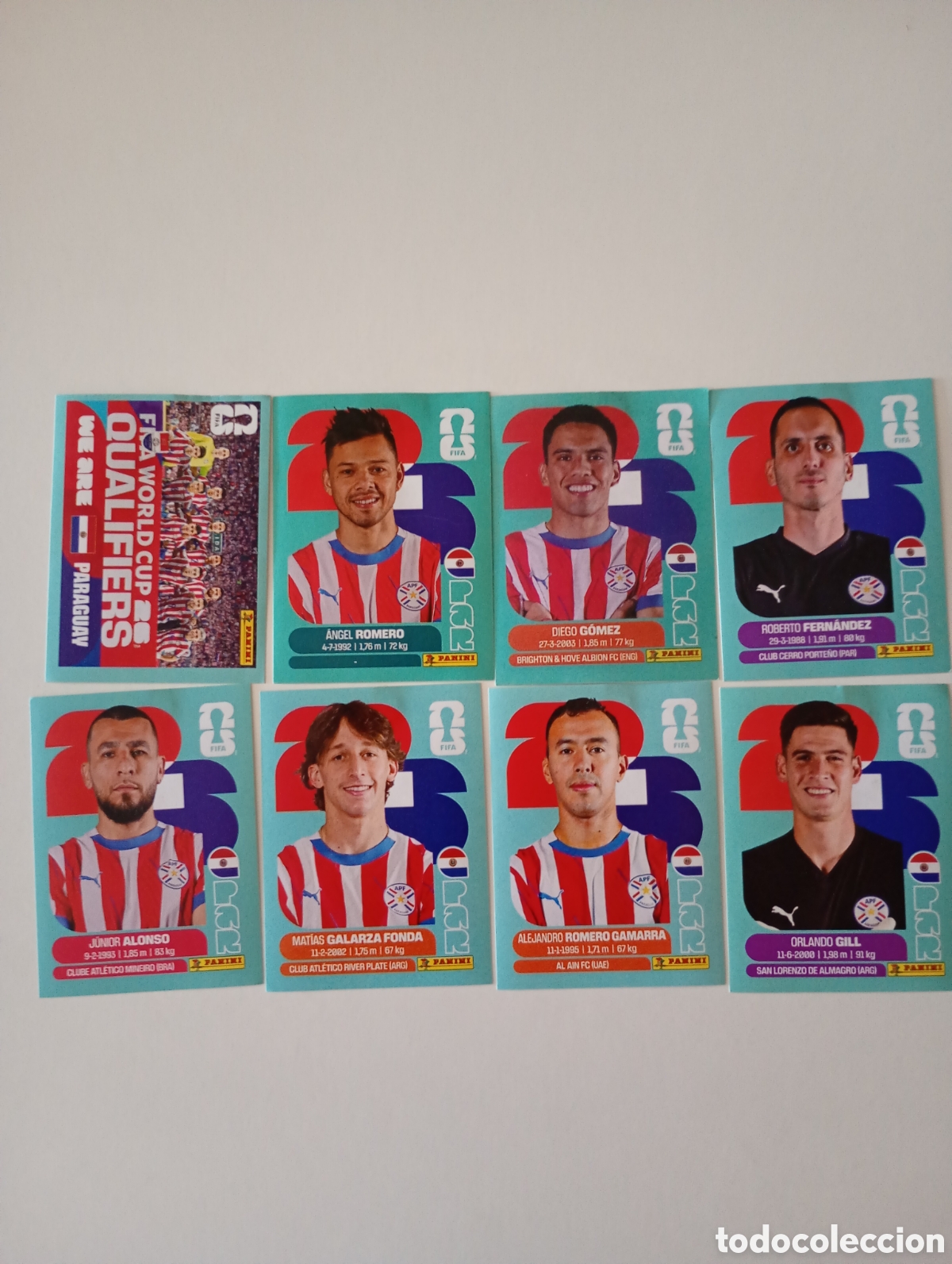 Coleccionismo cromos antiguos: lote cromos paraguay mundial usa 2026 panini