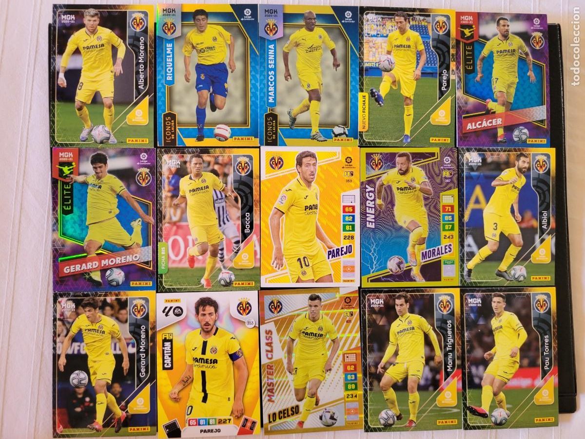 Coleccionismo cromos antiguos: 65 cromos y cartas del Villareal CF