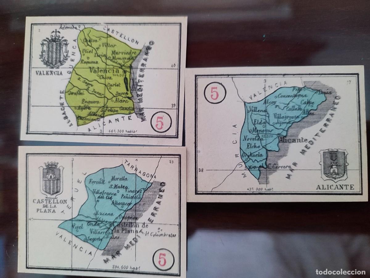 Coleccionismo cromos antiguos: LOTE 46 CROMOS-MAPAS DE LAS PROVINCIAS ESPA&Ntilde;OLAS, SOLO FALTAN VASCONGADAS Y NAVARRA