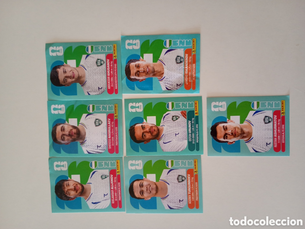 Coleccionismo cromos antiguos: lote cromos Uzbekist&aacute;n mundial usa 2026 panini