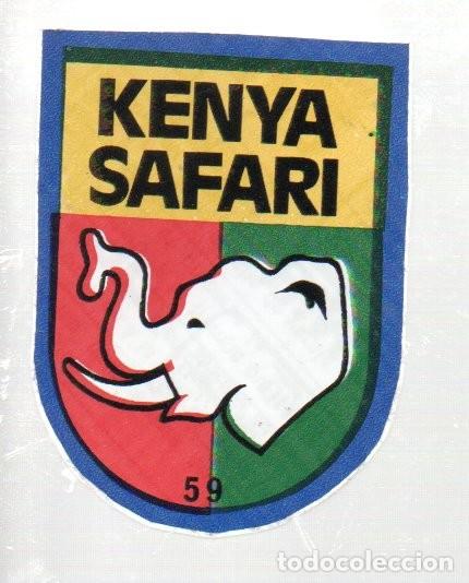 Coleccionismo cromos antiguos: ANTIGUO CROMO BIMBO SUPER EMBLEMAS N&ordm; 59 - KENYA SAFARI. NUEVO, SIN PEGAR.