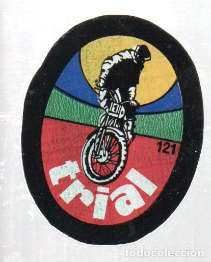 Coleccionismo cromos antiguos: ANTIGUO CROMO BIMBO SUPER EMBLEMAS N&ordm; 121 - TRIAL. NUEVO, SIN PEGAR.