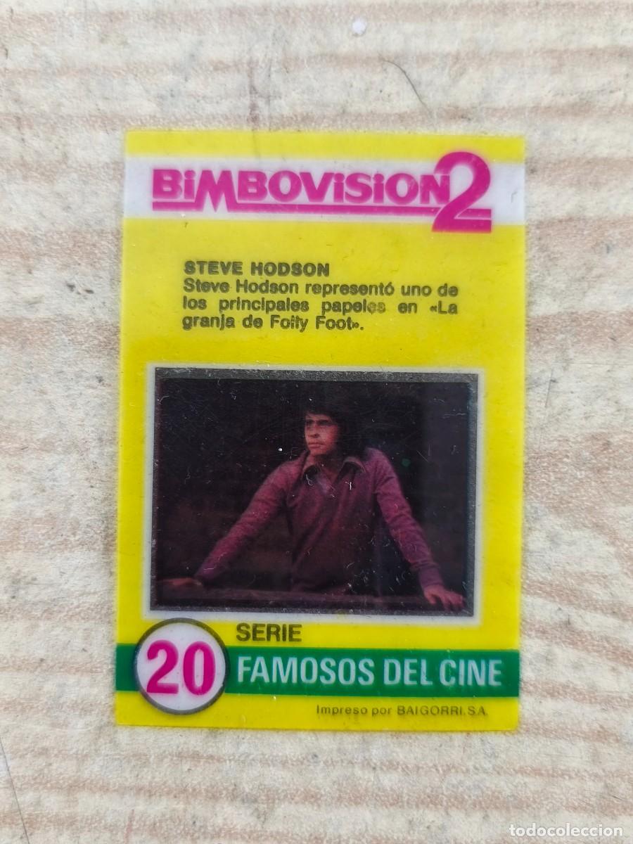 Coleccionismo cromos antiguos: Cromo Bimbovisi&oacute;n 2 - Famosos del Cine - N&ordm; 20 Steve Hodson