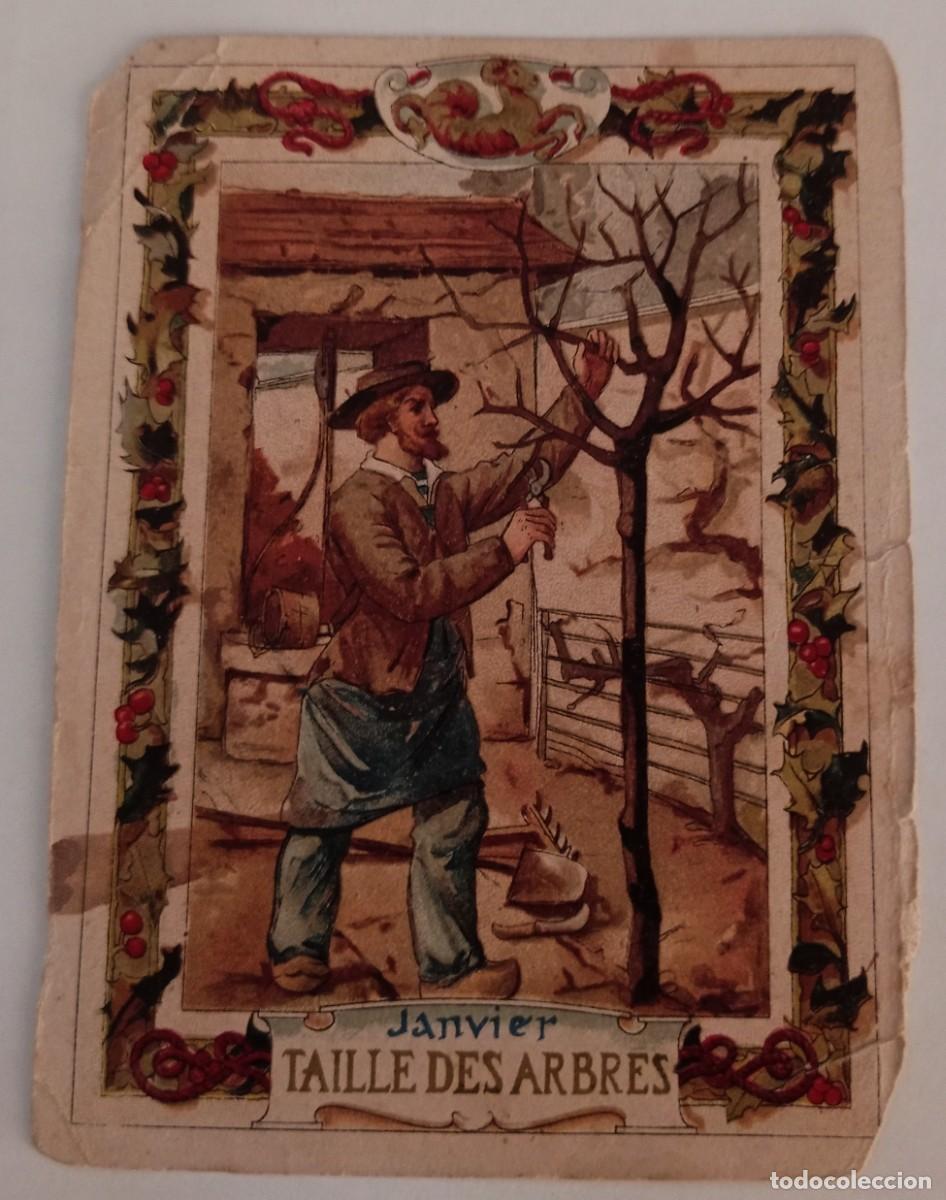 Coleccionismo cromos antiguos: CROMO SERIE FRANCESA LABORES DEL CAMPO - FINALES XIX