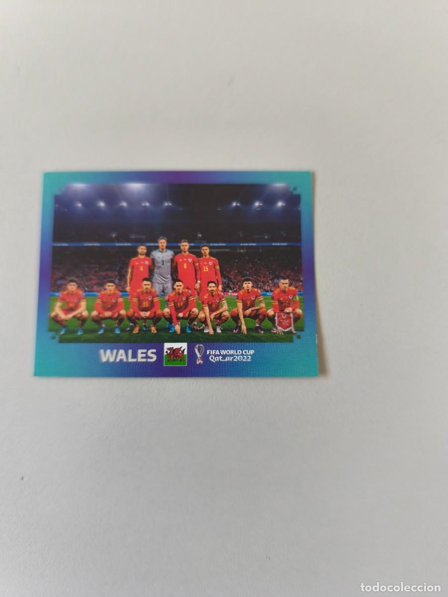 Coleccionismo cromos antiguos: MUNDIAL QATAR 2022 PANINI EQUIPO WAL 1 CMR2