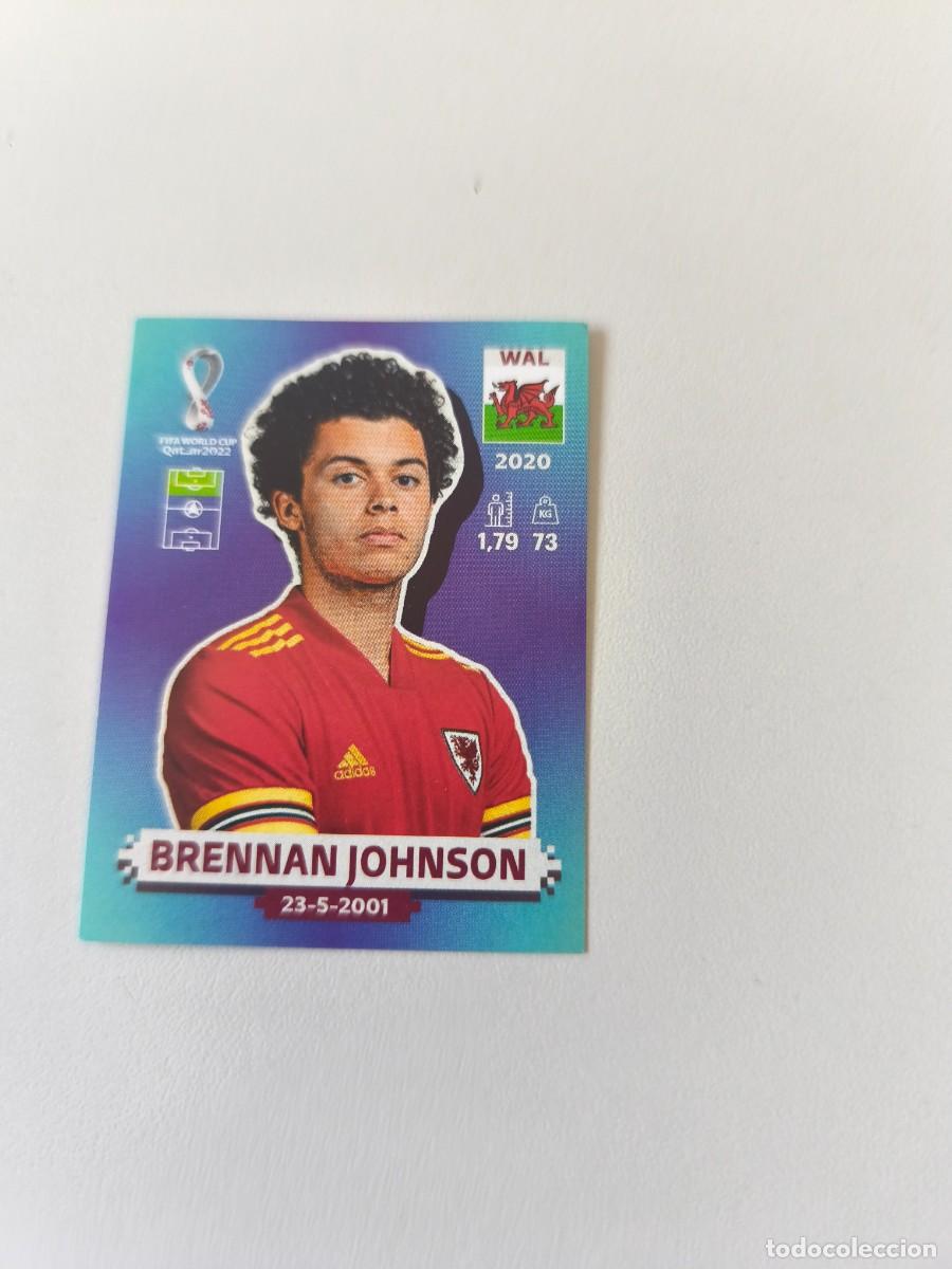 Coleccionismo cromos antiguos: MUNDIAL QATAR 2022 PANINI BRENNAN JOHNSON WAL 19 CMR2