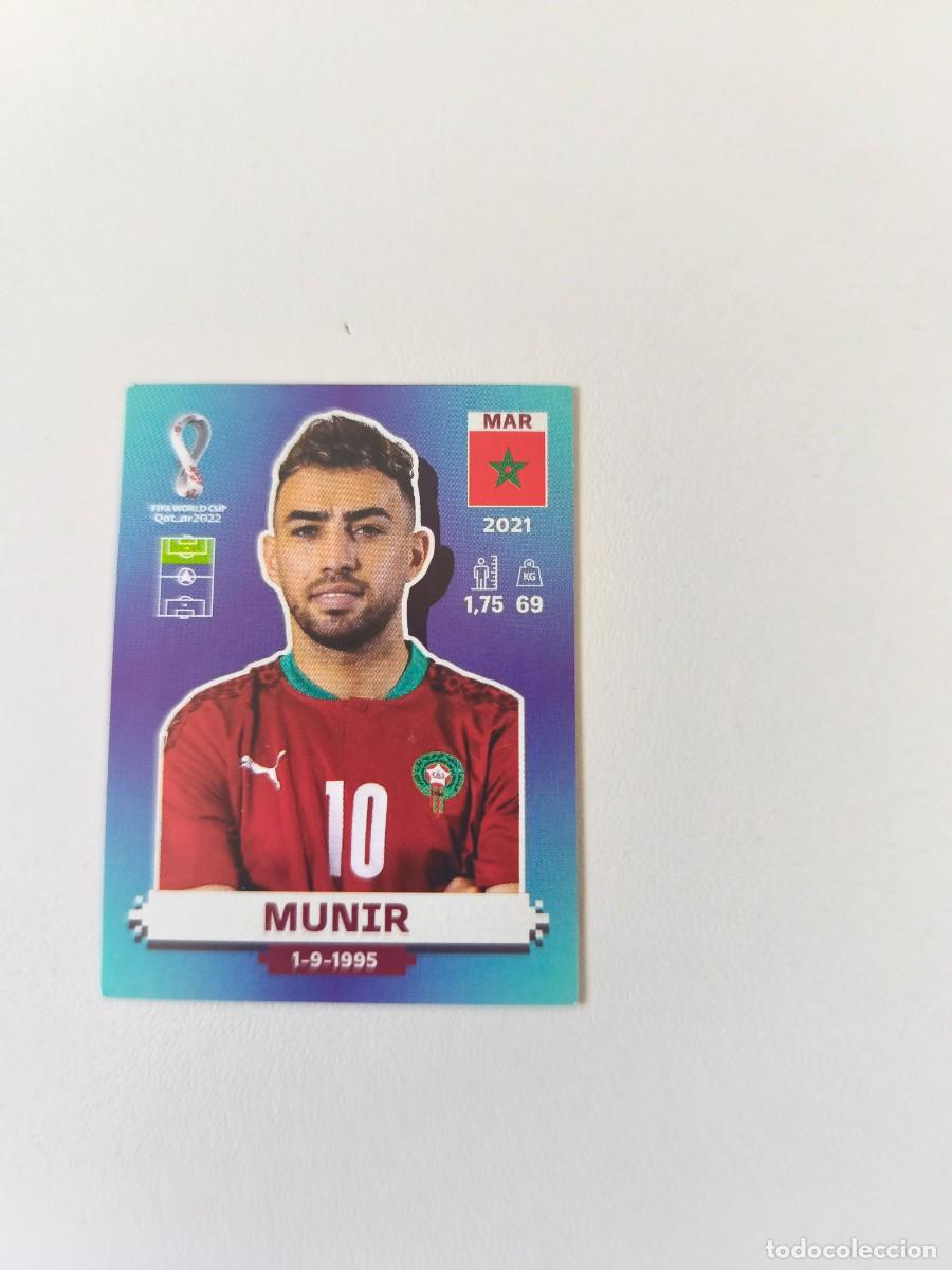 Coleccionismo cromos antiguos: MUNDIAL QATAR 2022 PANINI MUNIR 19 CMR2