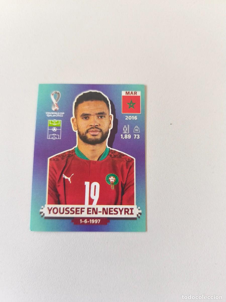 Coleccionismo cromos antiguos: MUNDIAL QATAR 2022 PANINI YOUSSEF EN- -NESYRI MAR 17 CMR2