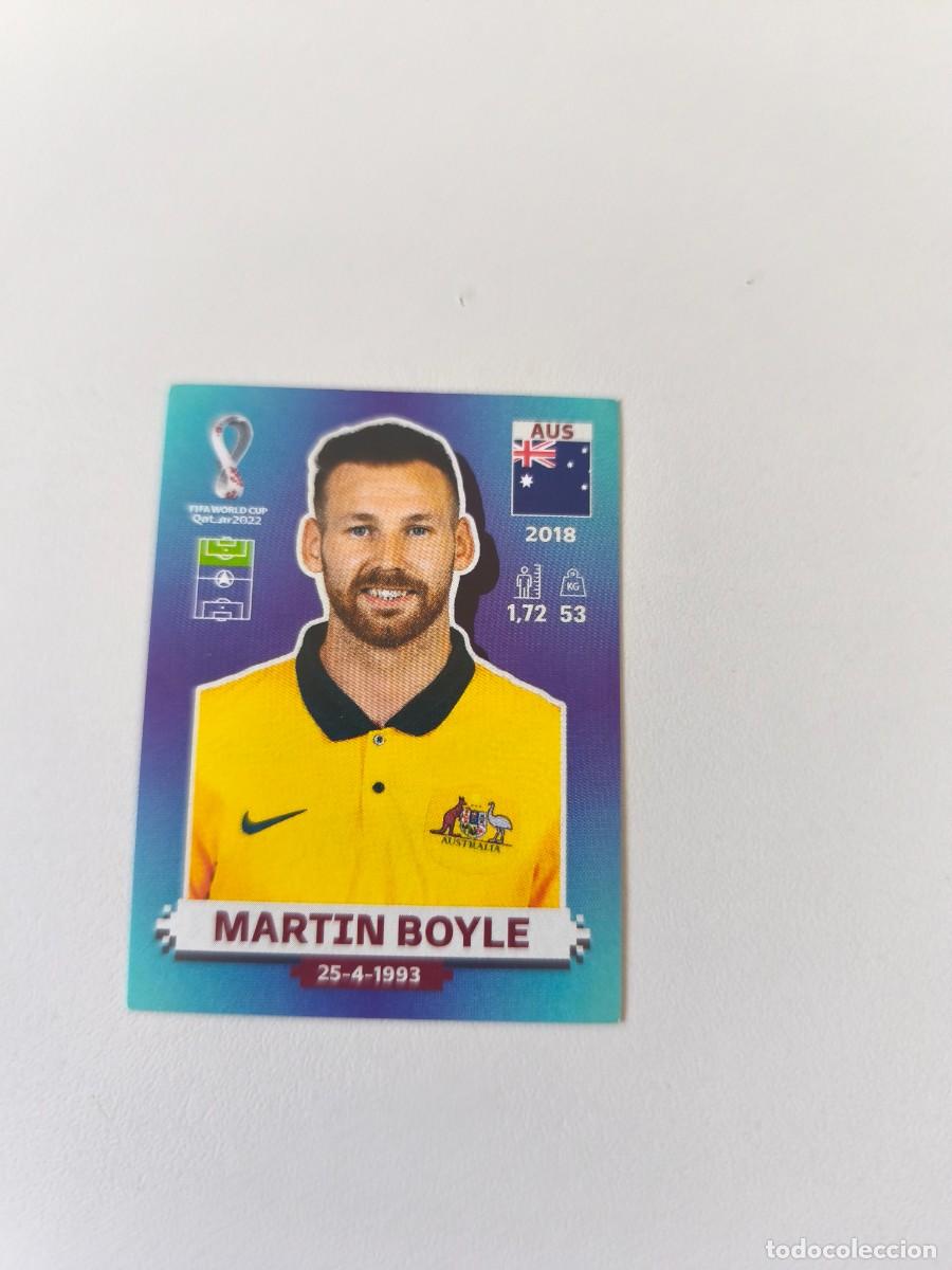 Coleccionismo cromos antiguos: MUNDIAL QATAR 2022 PANINI MARTIN BOYLE AUS 16 CMR2