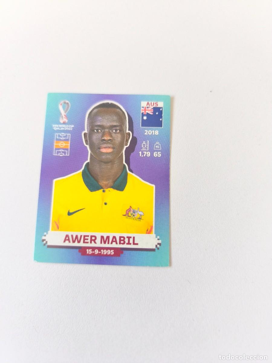 Coleccionismo cromos antiguos: MUNDIAL QATAR 2022 PANINI AWER MABIL AUS 14 CMR2