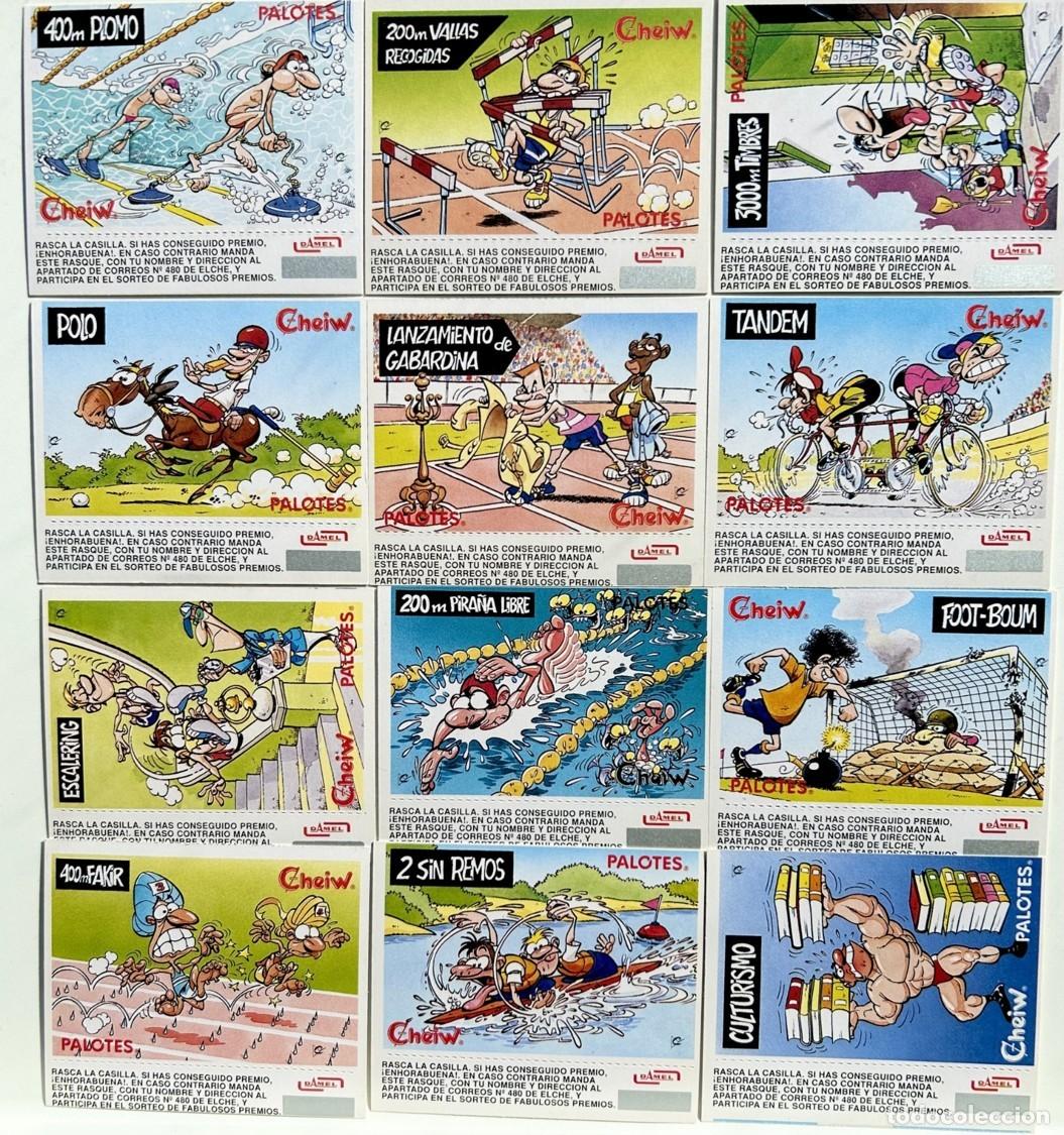 Coleccionismo cromos antiguos: Coleccion 12 Cromos Completa DEPORTIVOS CHICLES CHEIW - PALOTES DAMMEL