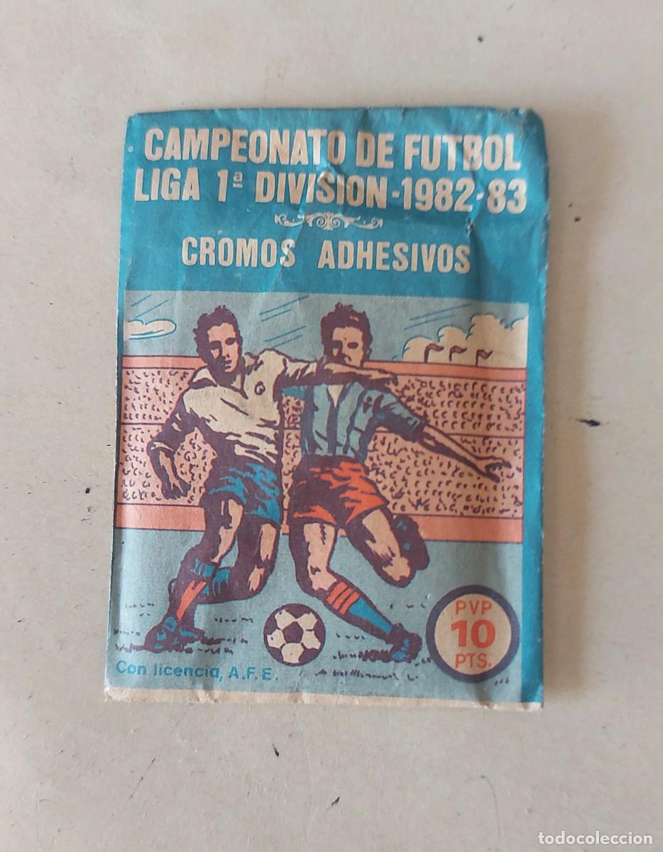 Coleccionismo cromos antiguos: Sobre de cromos futbol 82 83 sin abrir