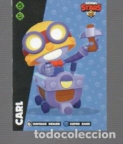 Coleccionismo cromos antiguos: CROMO DE BRAWL STAWL EDITOR PANINI. CARL