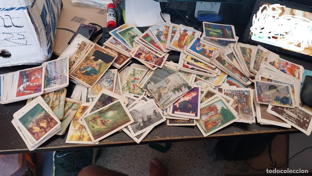 Coleccionismo cromos antiguos: ENORME LOTE DE CROMOS PRINCIPIOS SIGLO XX NATURALEZA HISTORIA MILITARES VARIADOS