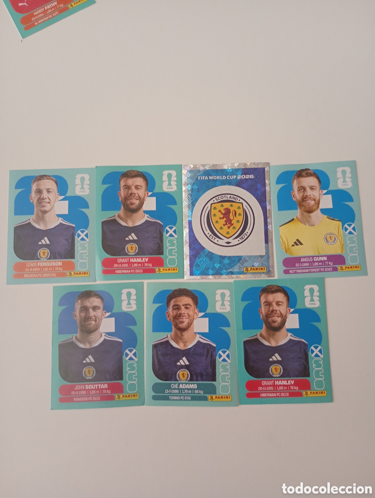 Coleccionismo cromos antiguos: lote cromos escocia mundial usa 2026 panini