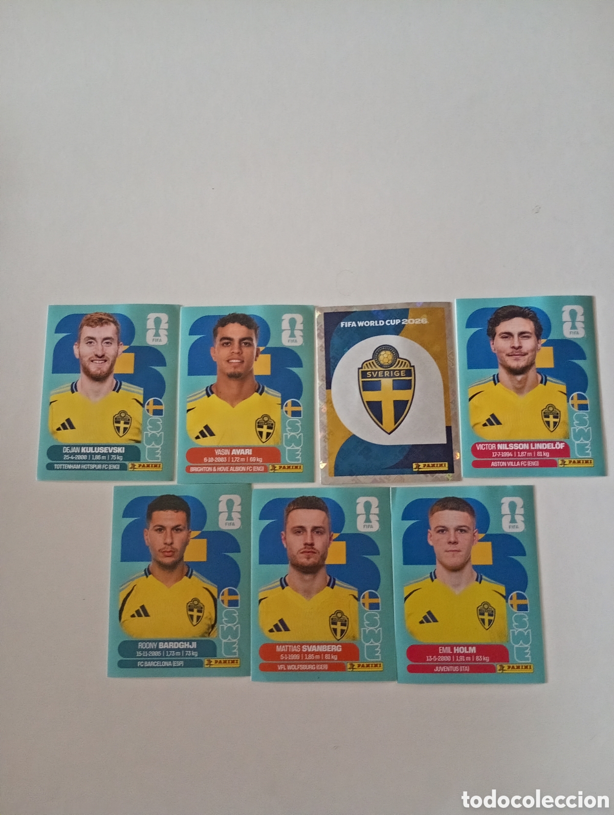 Coleccionismo cromos antiguos: lote cromos Suecia mundial usa 2026 panini