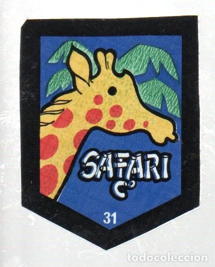 Coleccionismo cromos antiguos: ANTIGUO CROMO BIMBO SUPER EMBLEMAS N&ordm; 31 - SAFARI. NUEVO, SIN PEGAR.
