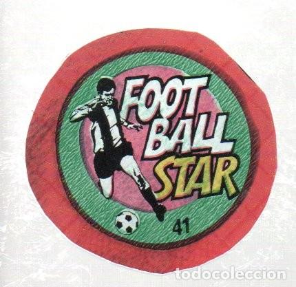 Coleccionismo cromos antiguos: ANTIGUO CROMO BIMBO SUPER EMBLEMAS - N&ordm; 41 - FOOT BALL STAR. NUEVO, SIN PEGAR.