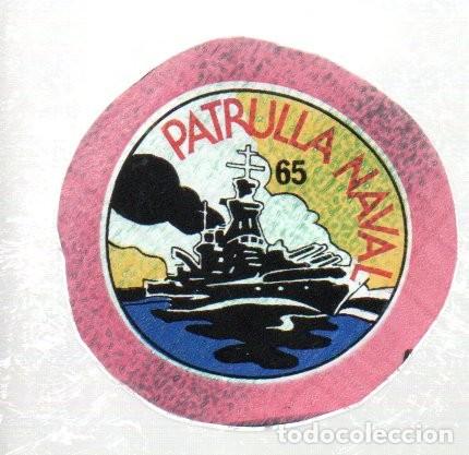 Coleccionismo cromos antiguos: ANTIGUO CROMO BIMBO SUPER EMBLEMAS - N&ordm; 65 - PATRULLA NAVAL. NUEVO, SIN PEGAR.