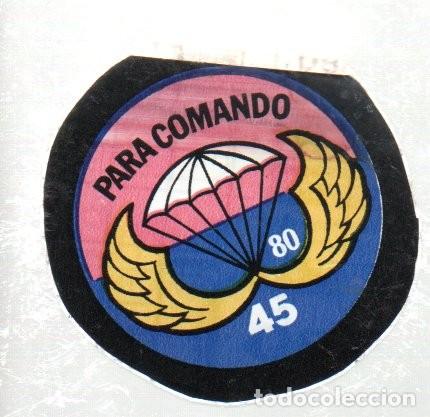 Coleccionismo cromos antiguos: ANTIGUO CROMO BIMBO SUPER EMBLEMAS - N&ordm; 80 - PARACOMANDO 45. NUEVO, SIN PEGAR.
