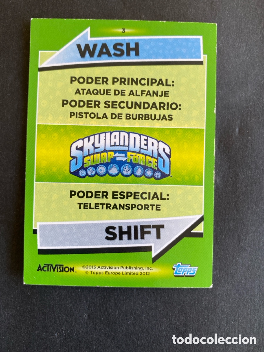 Coleccionismo cromos antiguos: Cromo Skylanders Swap Force N* 3 - Foto 2