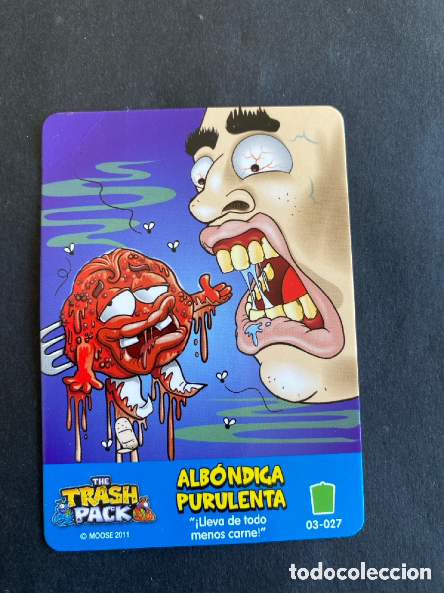 Coleccionismo cromos antiguos: Cromo The Trash Pack
