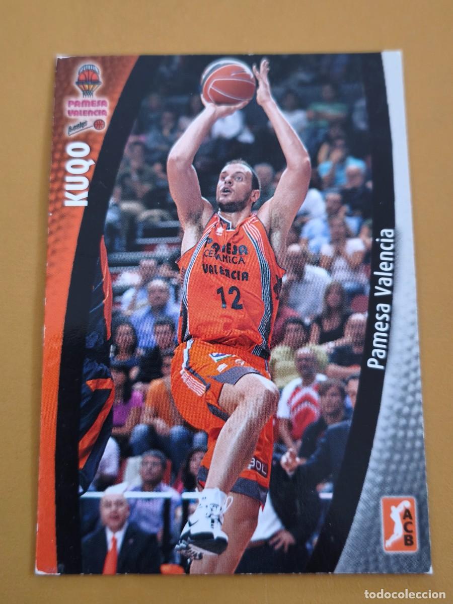 Coleccionismo cromos antiguos: kuqo, acb 2008 09 pamesa valencia