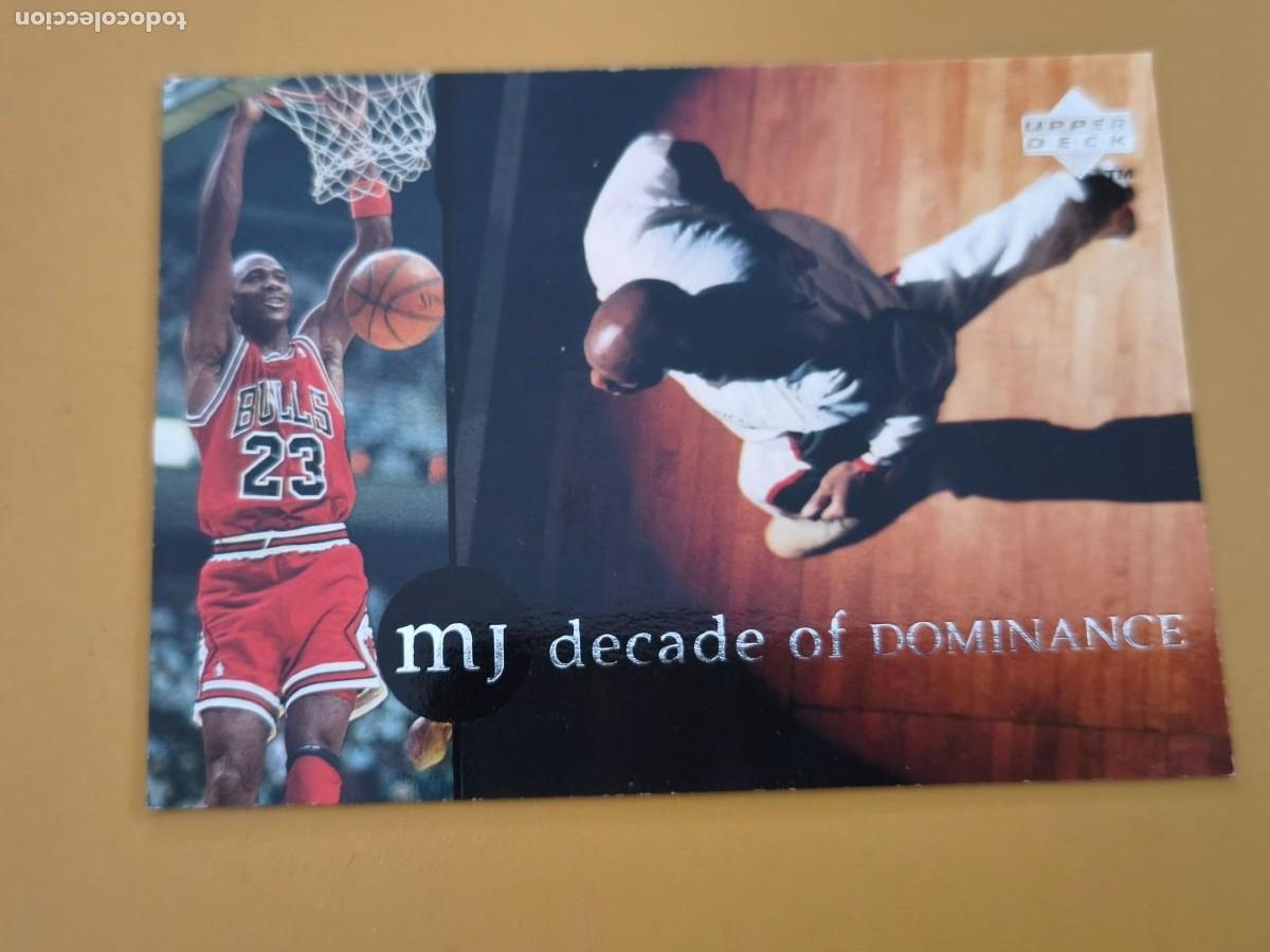 Coleccionismo cromos antiguos: michael jordan, upper deck nba career stats 1994