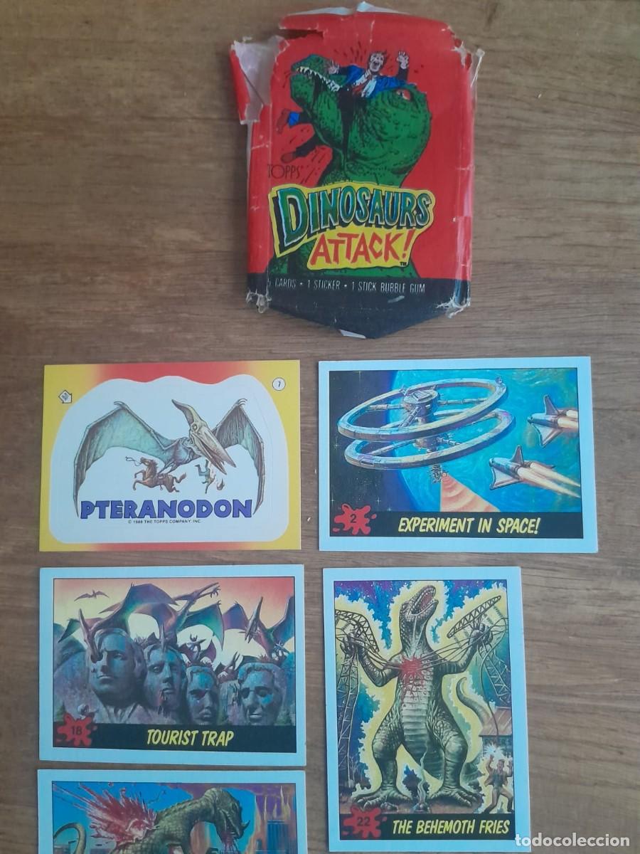 Coleccionismo cromos antiguos: Cromos Dinosaurs Attack!!