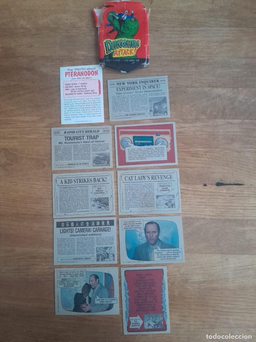 Coleccionismo cromos antiguos: Cromos Dinosaurs Attack!! - Foto 5