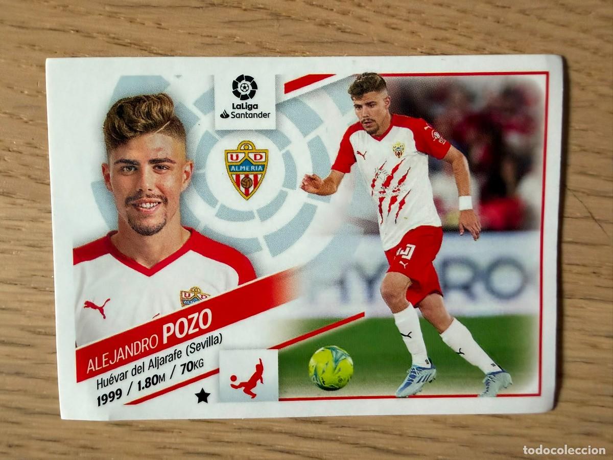 Coleccionismo cromos antiguos: 5 POZO ALMERIA 22 23 2022 2023 LIGA SANTANDER COLECCIONES ESTE SIN PEGAR STICKER