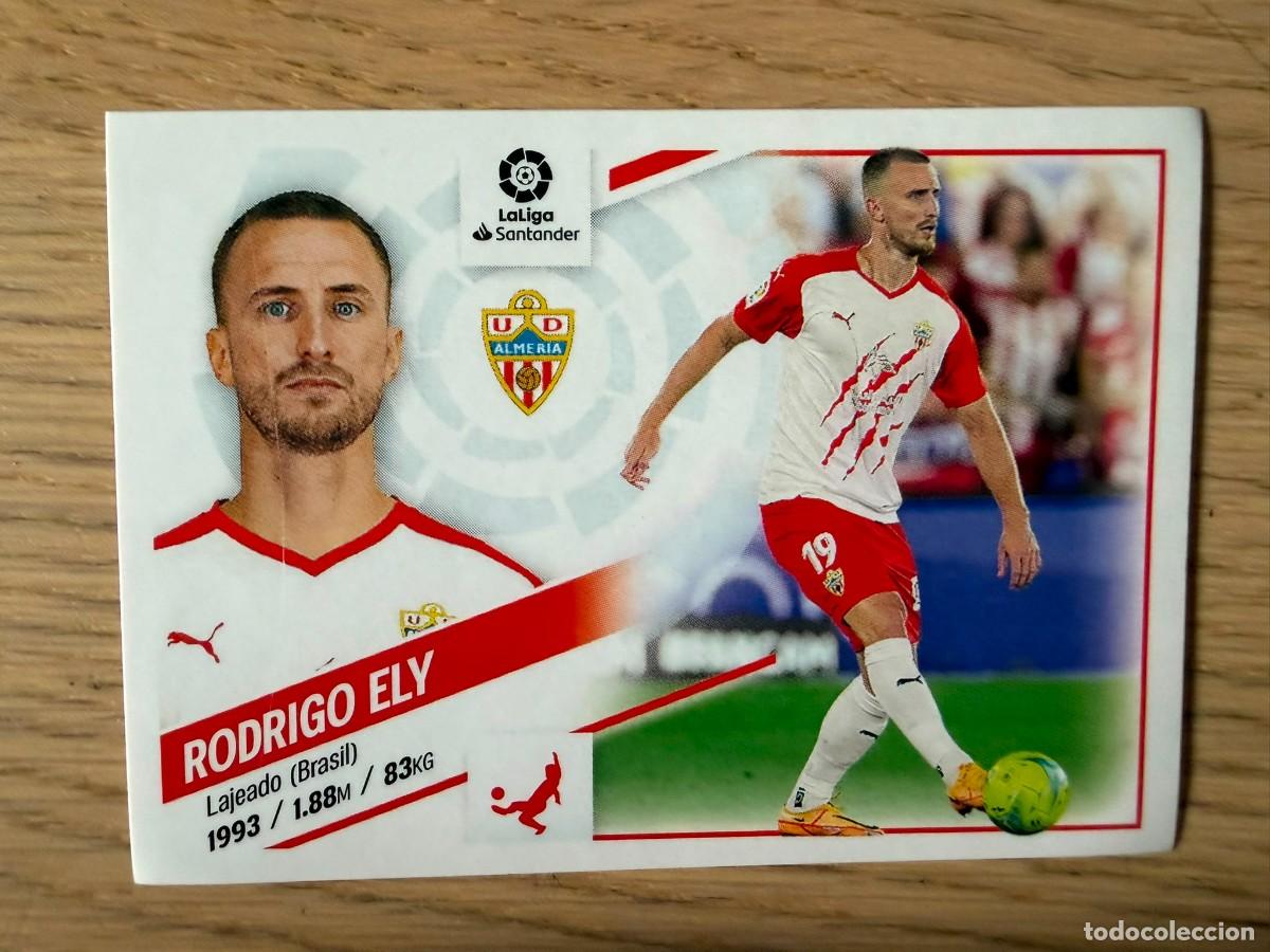 Coleccionismo cromos antiguos: 6 RODRIGO ELY ALMERIA 22 23 2022 2023 LIGA SANTANDER COLECCIONES ESTE SIN PEGAR STICKER