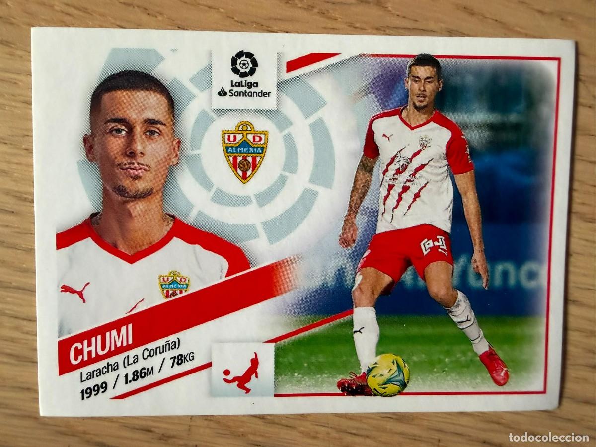 Coleccionismo cromos antiguos: 8 CHUMI ALMERIA 22 23 2022 2023 LIGA SANTANDER COLECCIONES ESTE SIN PEGAR STICKER