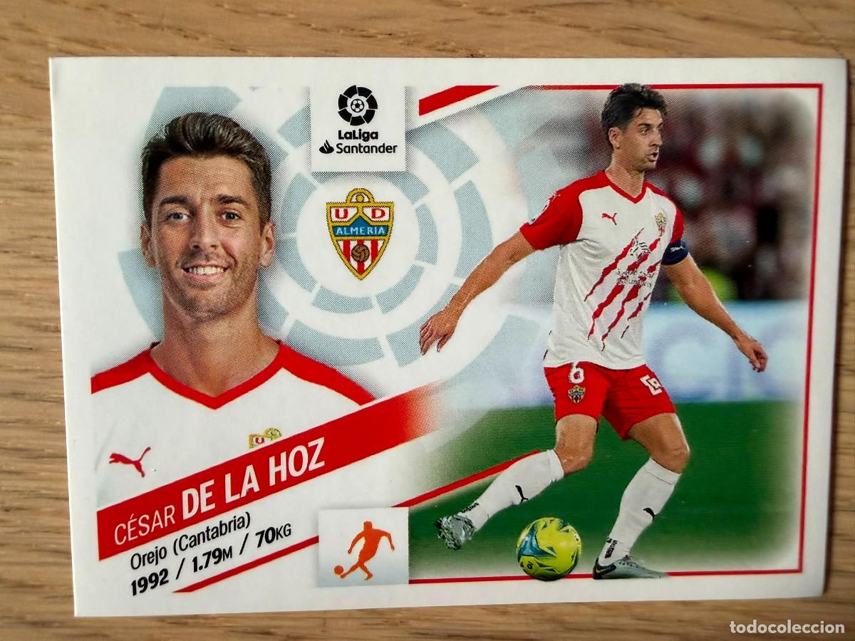 Coleccionismo cromos antiguos: 10 DE LA HOZ ALMERIA 22 23 2022 2023 LIGA SANTANDER COLECCIONES ESTE SIN PEGAR STICKER