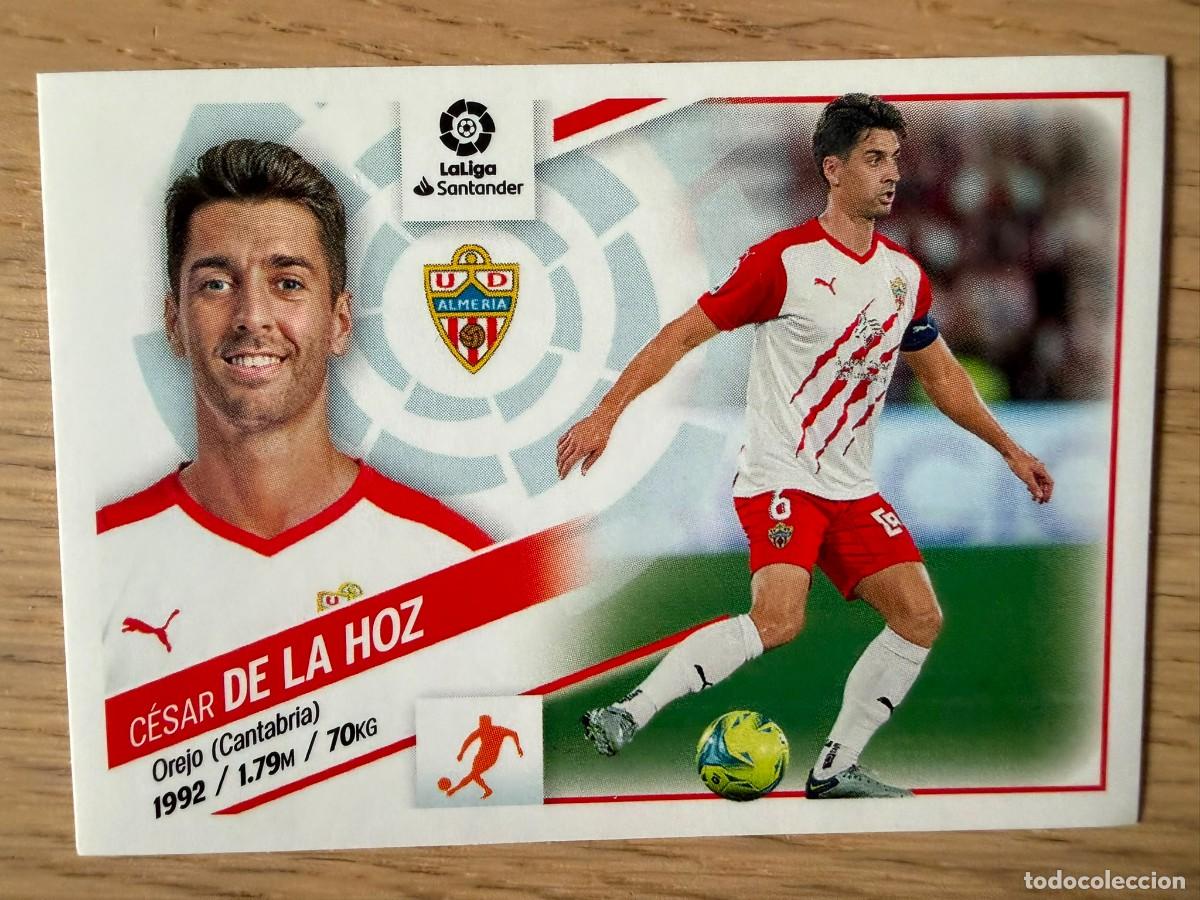 Coleccionismo cromos antiguos: 10 DE LA HOZ ALMERIA 22 23 2022 2023 LIGA SANTANDER COLECCIONES ESTE SIN PEGAR STICKER