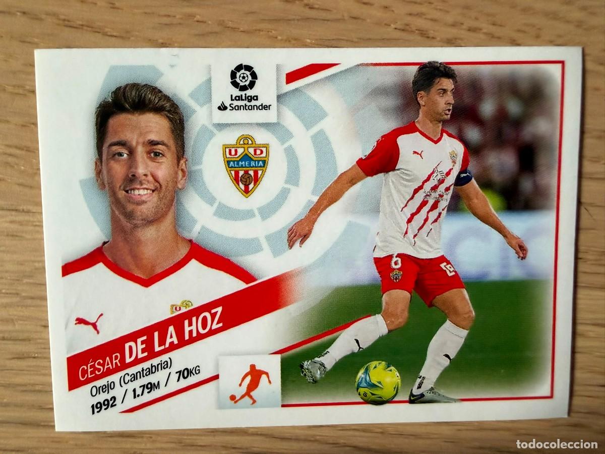 Coleccionismo cromos antiguos: 10 DE LA HOZ ALMERIA 22 23 2022 2023 LIGA SANTANDER COLECCIONES ESTE SIN PEGAR STICKER