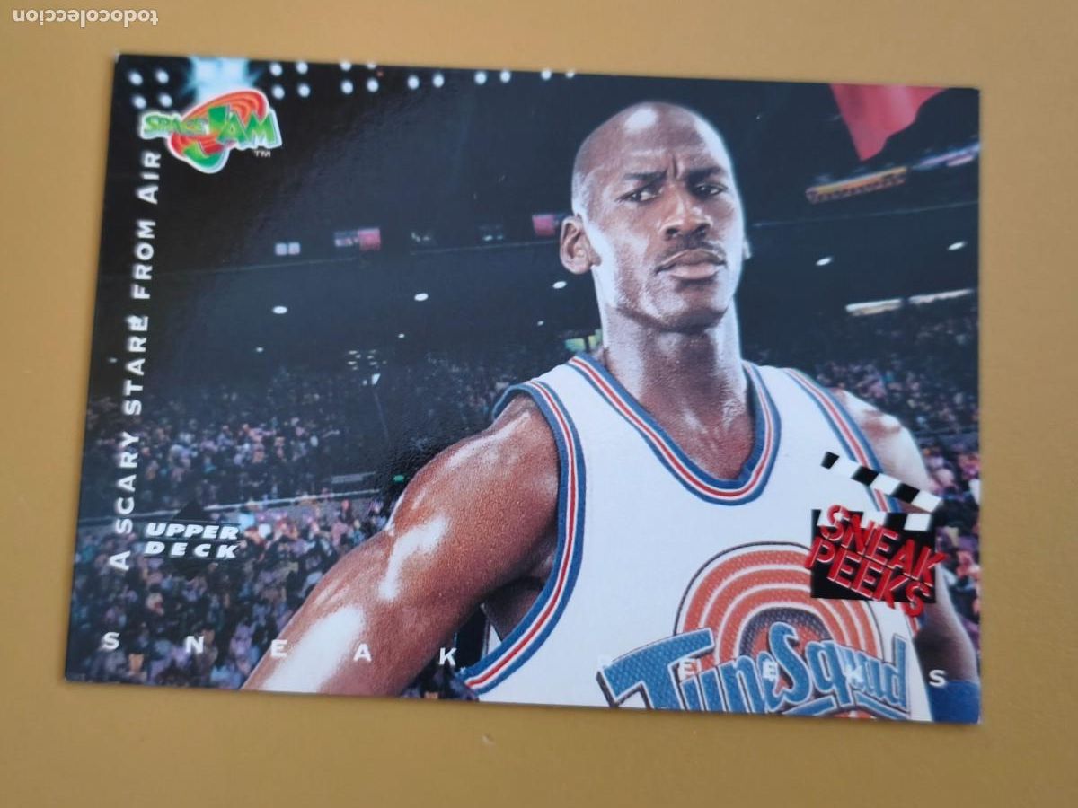 Coleccionismo cromos antiguos: michael jordan, upper deck space jam