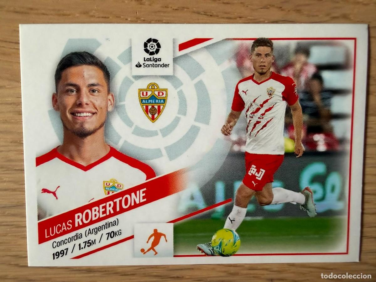 Coleccionismo cromos antiguos: 12 ROBERTONE ALMERIA 22 23 2022 2023 LIGA SANTANDER COLECCIONES ESTE SIN PEGAR STICKER