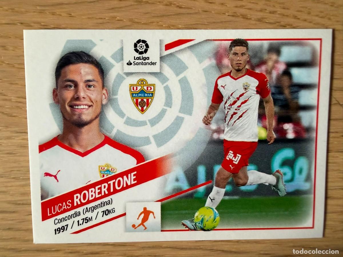 Coleccionismo cromos antiguos: 12 ROBERTONE ALMERIA 22 23 2022 2023 LIGA SANTANDER COLECCIONES ESTE SIN PEGAR STICKER