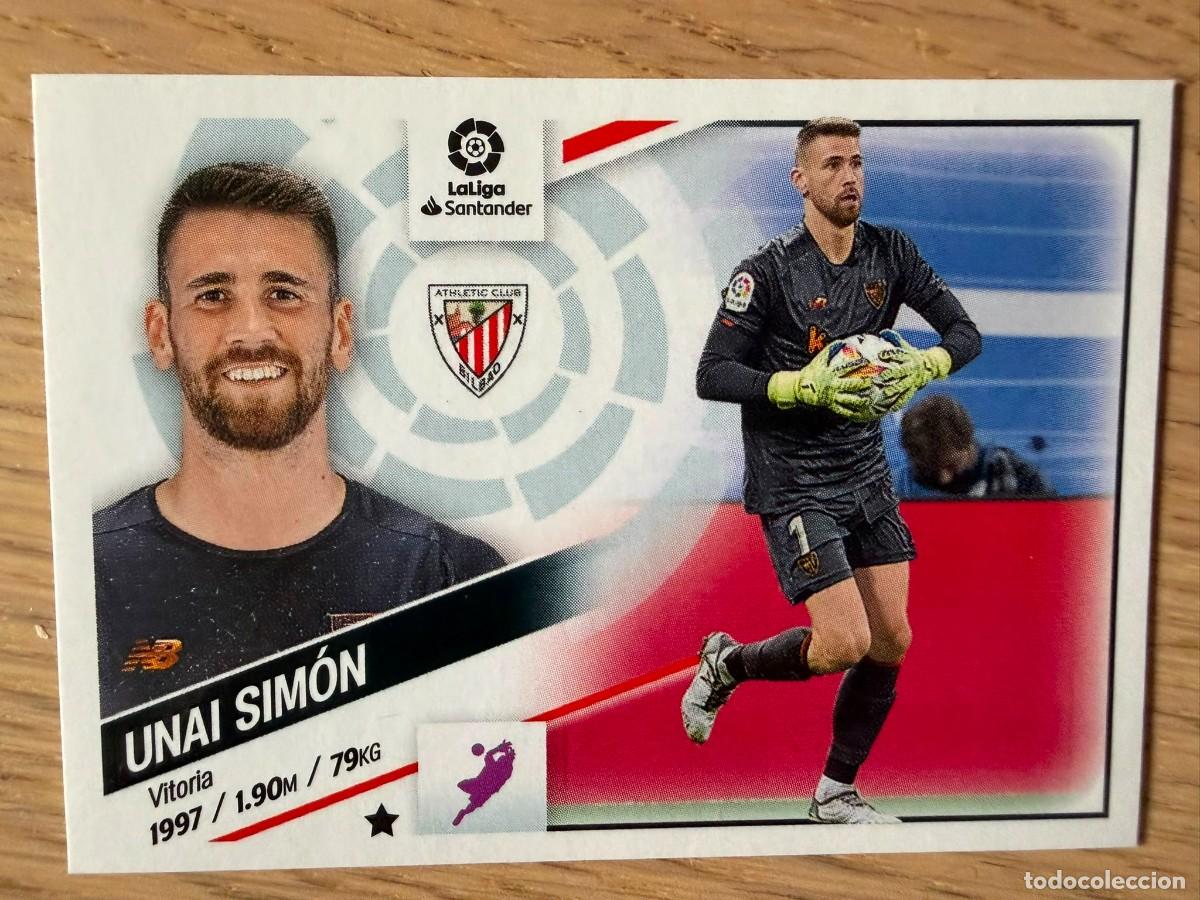 Coleccionismo cromos antiguos: 3 UNAI SIMON ATHLETIC BILBAO 22 23 2022 2023 LIGA SANTANDER COLECCIONES ESTE SIN PEGAR STICKER