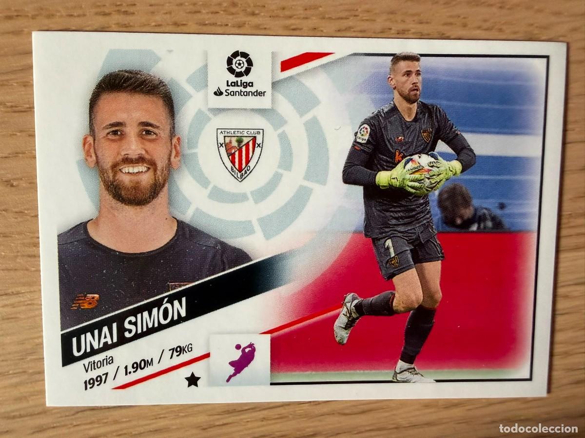 Coleccionismo cromos antiguos: 3 UNAI SIMON ATHLETIC BILBAO 22 23 2022 2023 LIGA SANTANDER COLECCIONES ESTE SIN PEGAR STICKER