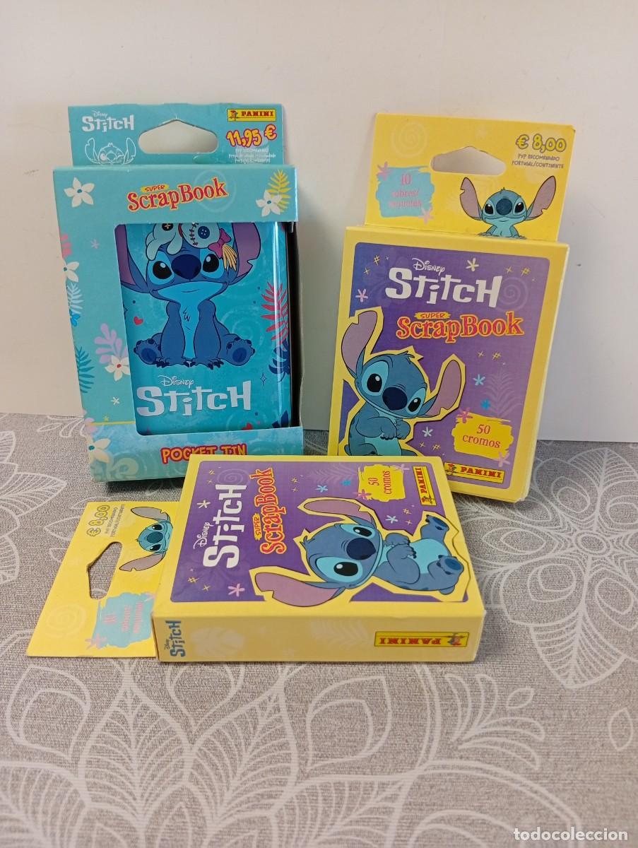 Coleccionismo cromos antiguos: 30 SOBRES CROMOS STITCH PANINI POCKET TIN SIN ABRIR (1)-CAJA METALICA SOBRES CROMOS STITCH-