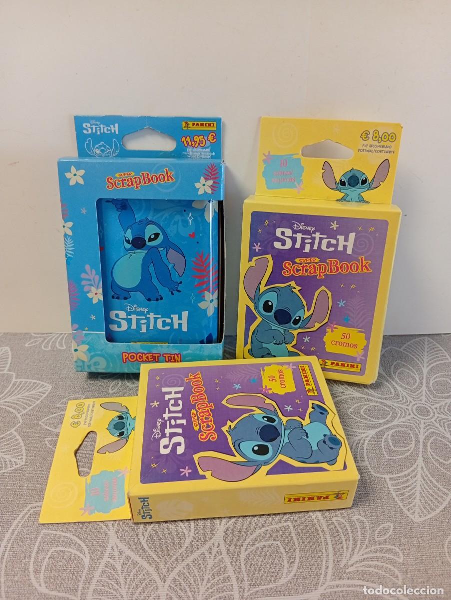 Coleccionismo cromos antiguos: 30 SOBRES CROMOS STITCH PANINI POCKET TIN SIN ABRIR (3)-CAJA METALICA SOBRES CROMOS STITCH-