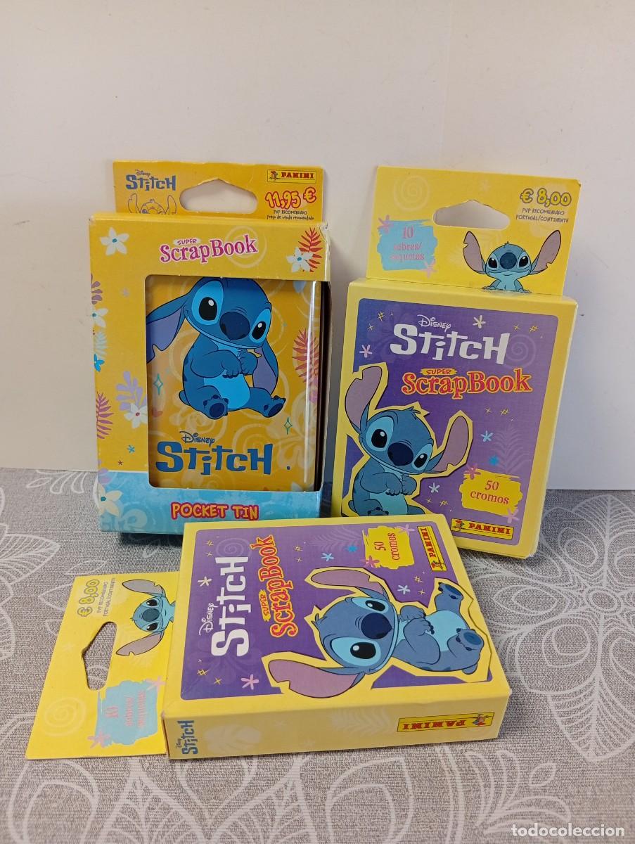 Coleccionismo cromos antiguos: 30 SOBRES CROMOS STITCH PANINI POCKET TIN SIN ABRIR (5)-CAJA METALICA SOBRES CROMOS STITCH-