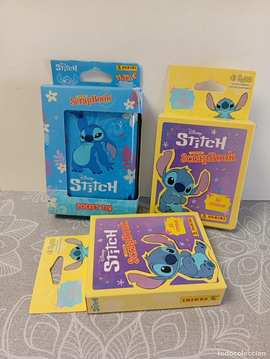 Coleccionismo cromos antiguos: 30 SOBRES CROMOS STITCH PANINI POCKET TIN SIN ABRIR (6)-CAJA METALICA SOBRES CROMOS STITCH-