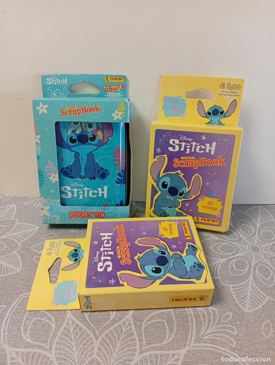 Coleccionismo cromos antiguos: 30 SOBRES CROMOS STITCH PANINI POCKET TIN SIN ABRIR (7)-CAJA METALICA SOBRES CROMOS STITCH-