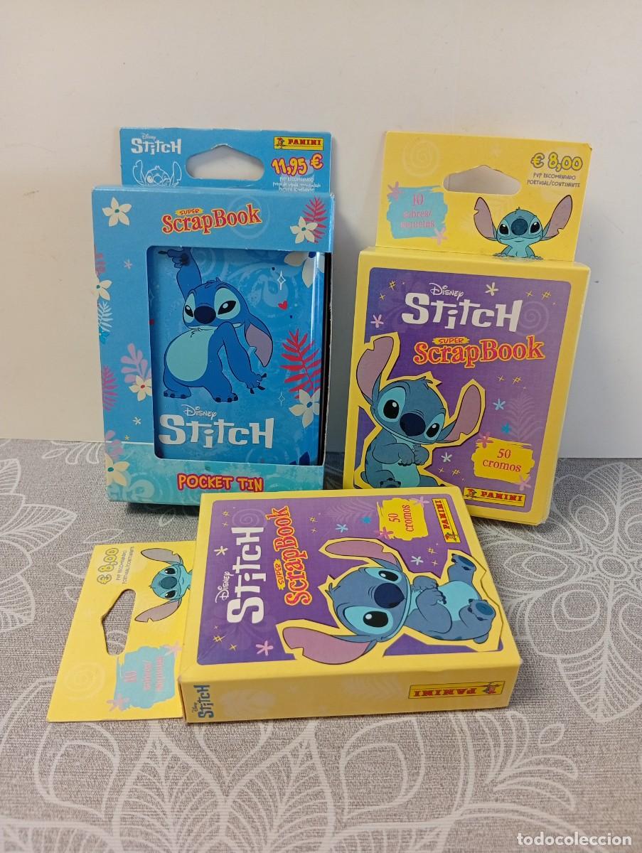 Coleccionismo cromos antiguos: 30 SOBRES CROMOS STITCH PANINI POCKET TIN SIN ABRIR (8)-CAJA METALICA SOBRES CROMOS STITCH-