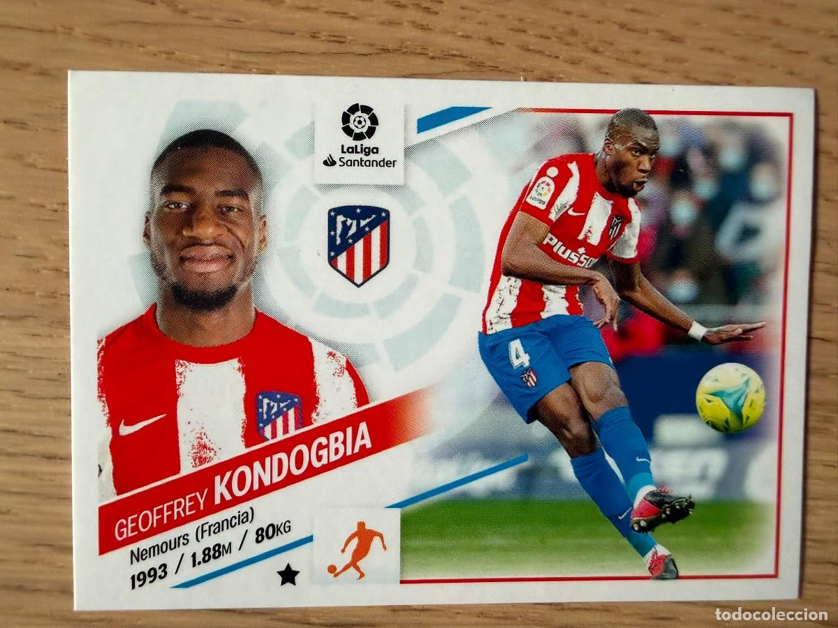 Coleccionismo cromos antiguos: 13 KONDOGBIA ATLETICO MADRID 22 23 2022 2023 LIGA SANTANDER COLECCIONES ESTE SIN PEGAR STICKER