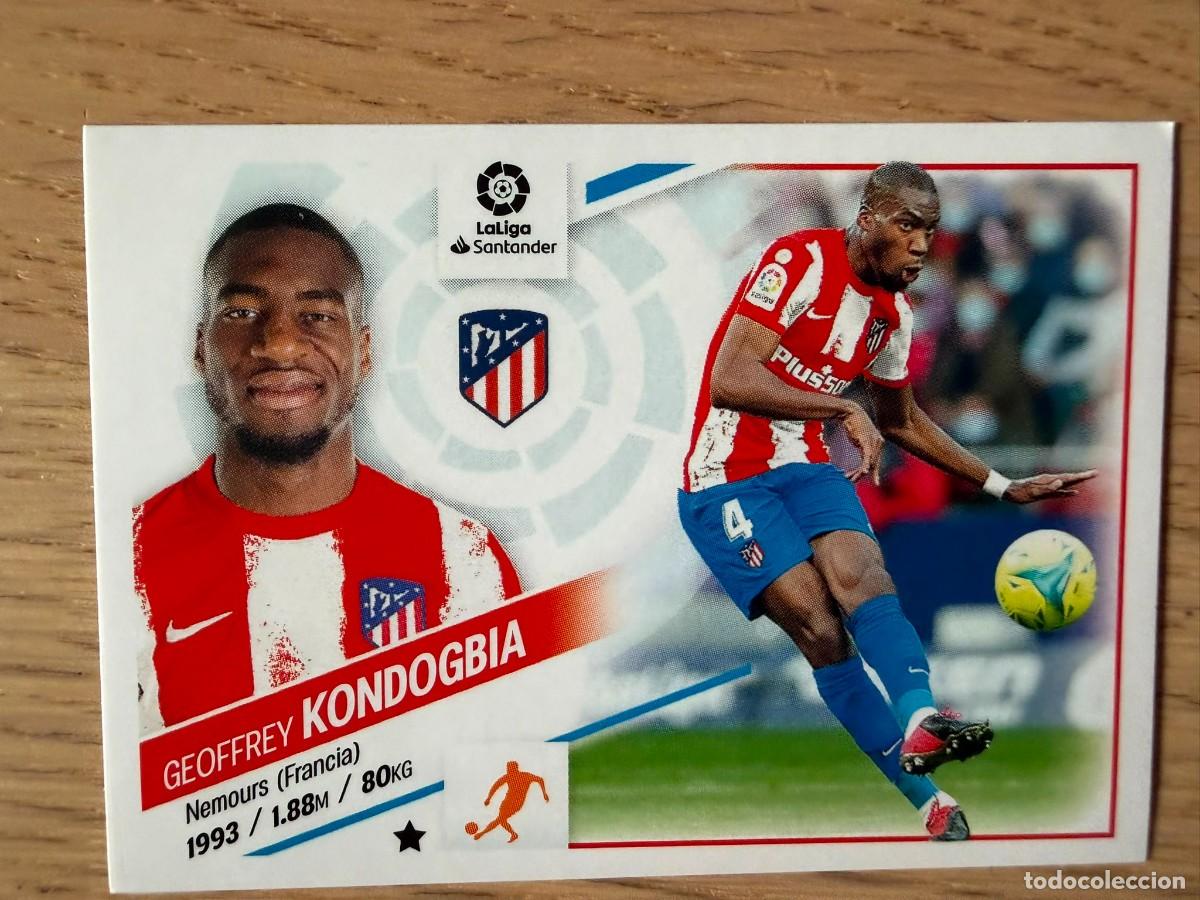Coleccionismo cromos antiguos: 13 KONDOGBIA ATLETICO MADRID 22 23 2022 2023 LIGA SANTANDER COLECCIONES ESTE SIN PEGAR STICKER